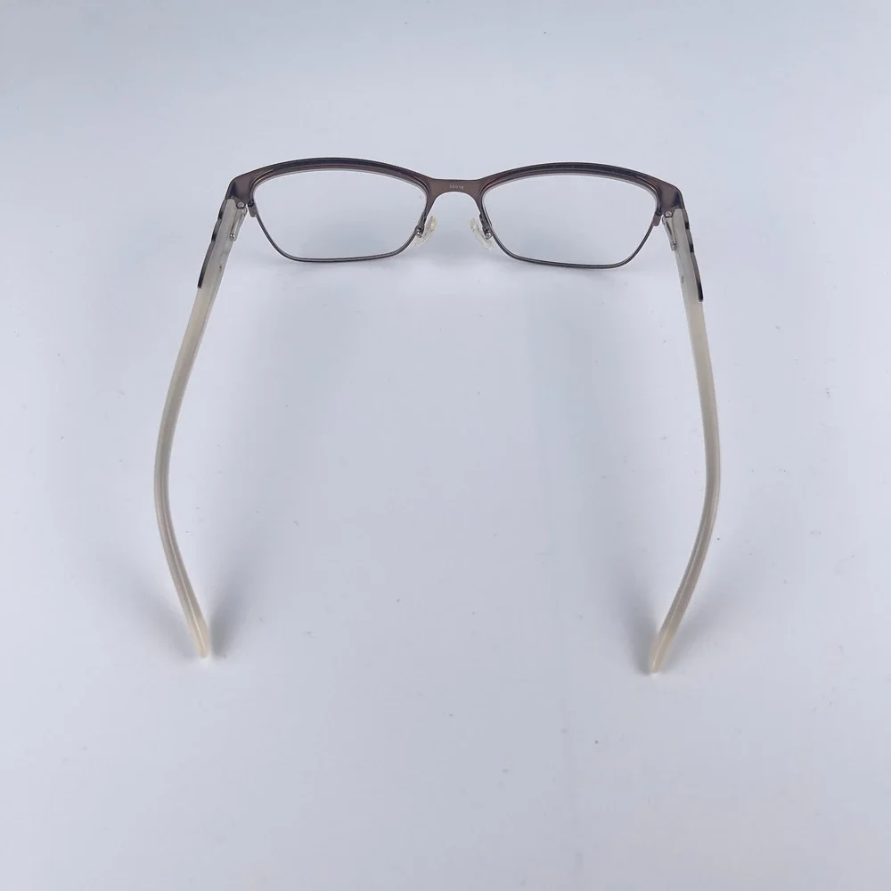 Karen Kane Xanadu‎ Women's Eyeglasses Frame Matte Brown Half Rim 53-16-135 mm